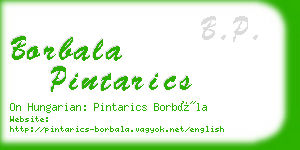 borbala pintarics business card